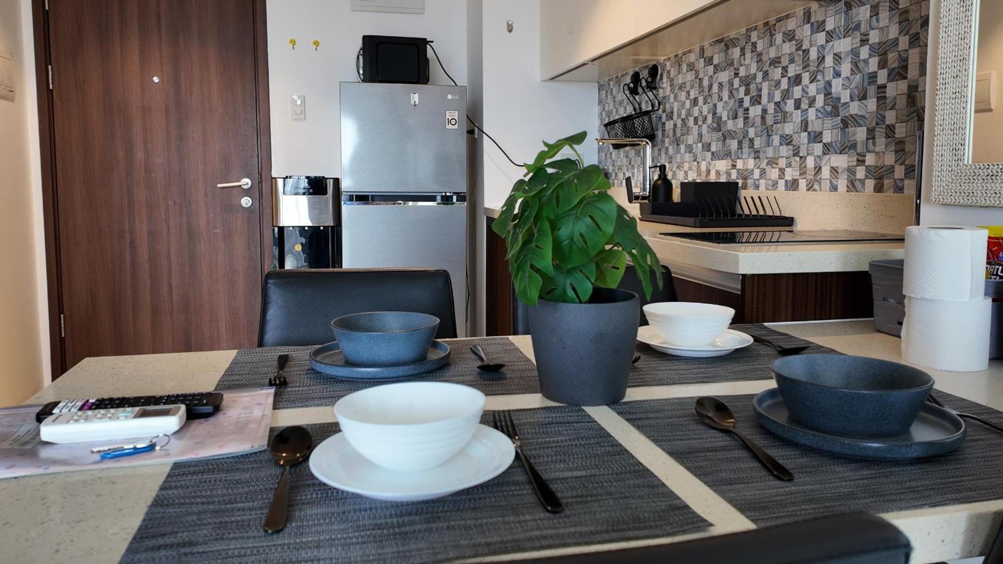 Dominiks Stylish Resort Gem Ocean View Pool Queen Bed At Tambuli 8 Floor Fast Wifi Lapu-Lapu City Bagian luar foto