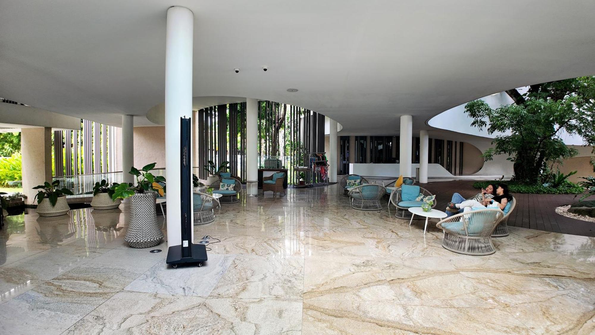 Dominiks Stylish Resort Gem Ocean View Pool Queen Bed At Tambuli 8 Floor Fast Wifi Lapu-Lapu City Bagian luar foto