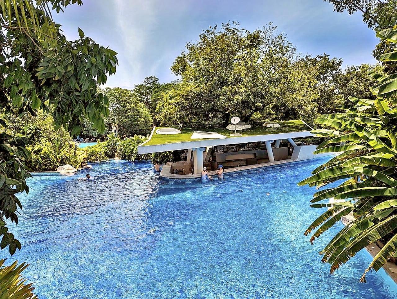 Dominiks Stylish Resort Gem Ocean View Pool Queen Bed At Tambuli 8 Floor Fast Wifi Lapu-Lapu City Bagian luar foto