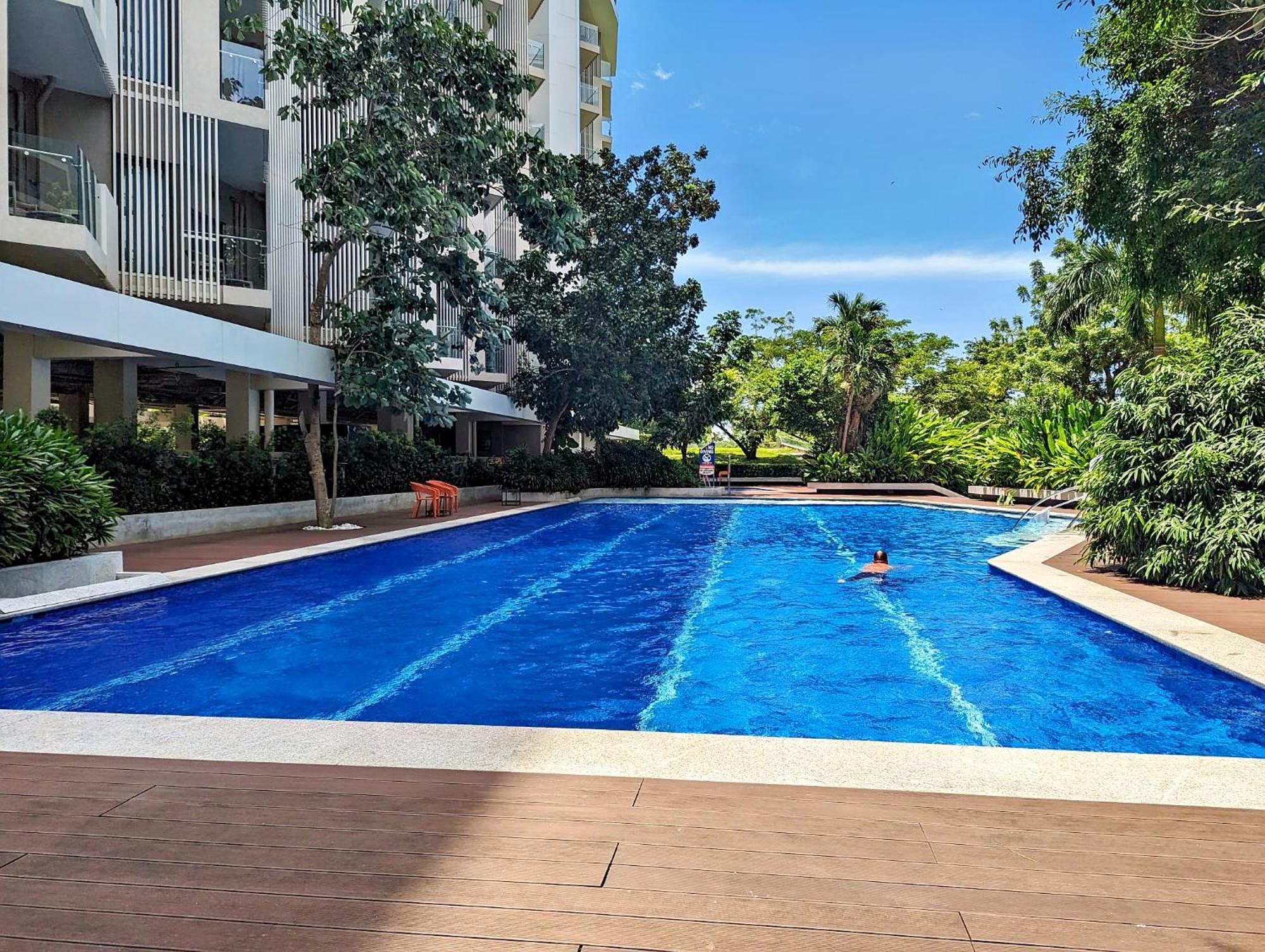 Dominiks Stylish Resort Gem Ocean View Pool Queen Bed At Tambuli 8 Floor Fast Wifi Lapu-Lapu City Bagian luar foto