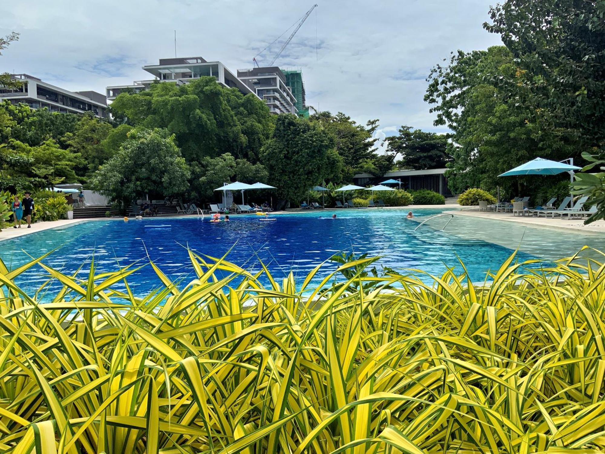 Dominiks Stylish Resort Gem Ocean View Pool Queen Bed At Tambuli 8 Floor Fast Wifi Lapu-Lapu City Bagian luar foto