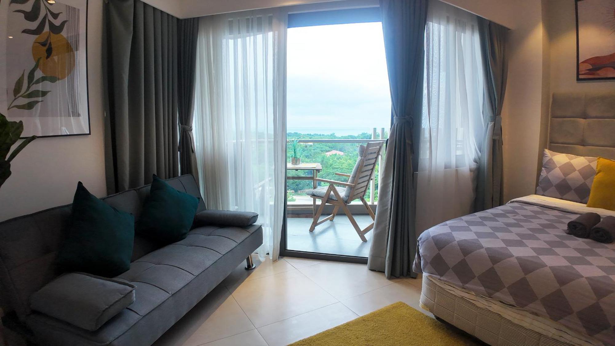 Dominiks Stylish Resort Gem Ocean View Pool Queen Bed At Tambuli 8 Floor Fast Wifi Lapu-Lapu City Bagian luar foto